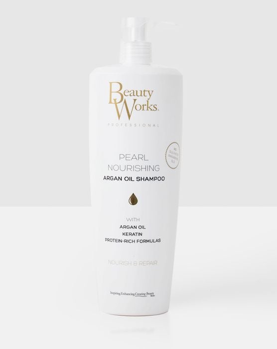 Beauty Works Pearl Nourishing Argan Oil Shampoo (Sulfate Free) 1Litre